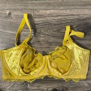 VS neon mustard bra